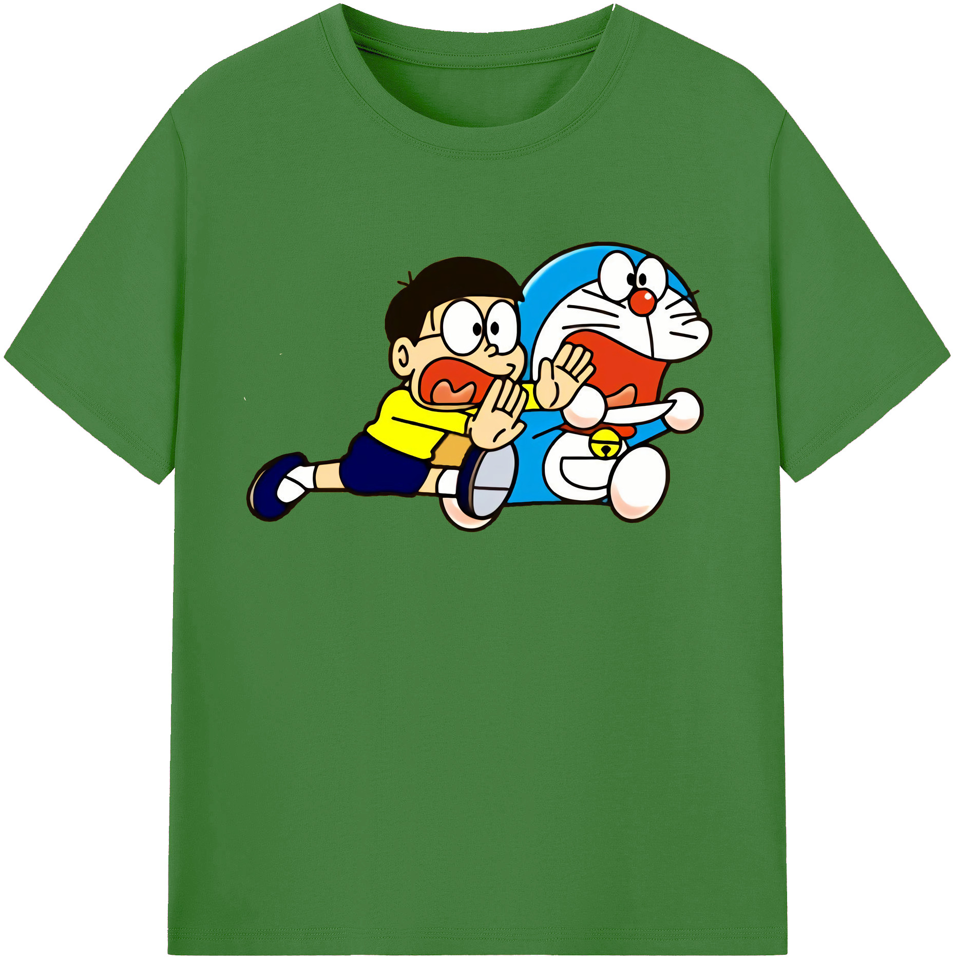 （画像用） ドラえもん Doraemon レディースカジュアルプリントTシャツ（綿100％）
